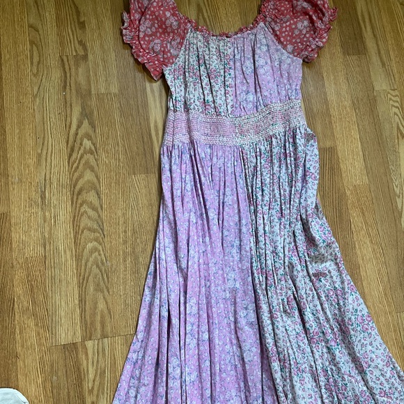 Loveshackfancy Ren Dress in Strawberry Melange Size Medium - Picture 15 of 16